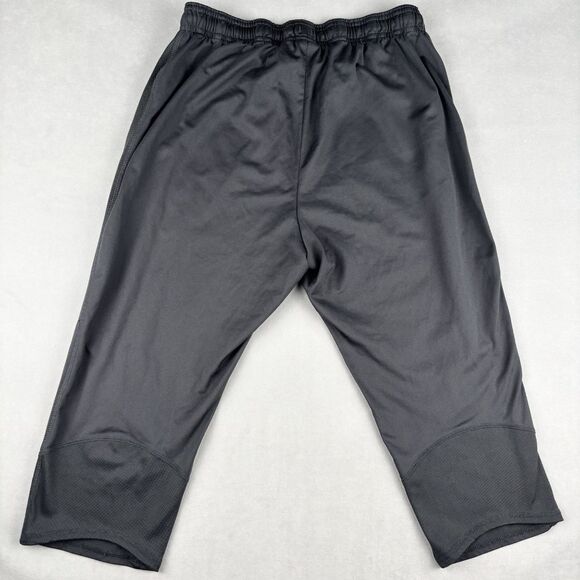 Nike Pants Men M Gray Dri-FIT Tapered Cropped Athletic Soccer Capri 688384-061 - Picture 2 of 11